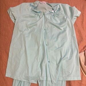 Vanity Fair Light Blue Pajama Set